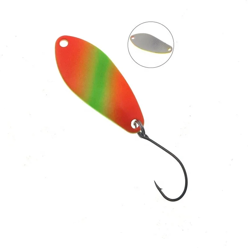 
HISTOLURE 30mm 2.5g Trout Lure Fishing Wobblers Spinner Bait hard bait metal Spoon Fishing Lure 