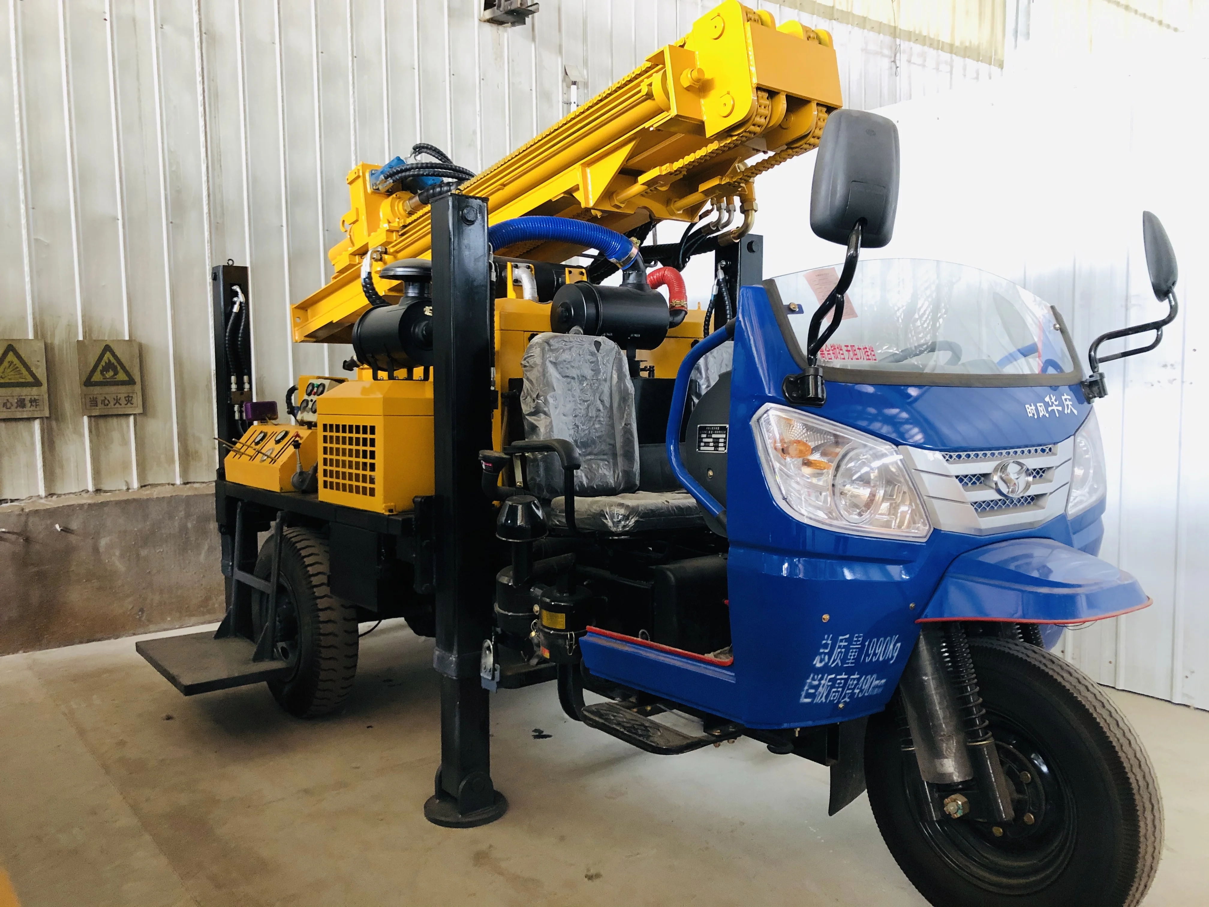 Mobile 200m Rotary Used Crawler Ground Hole Wheel Truck Mounted Water Well Drill Machine Mine Core Mini Drilling Rig