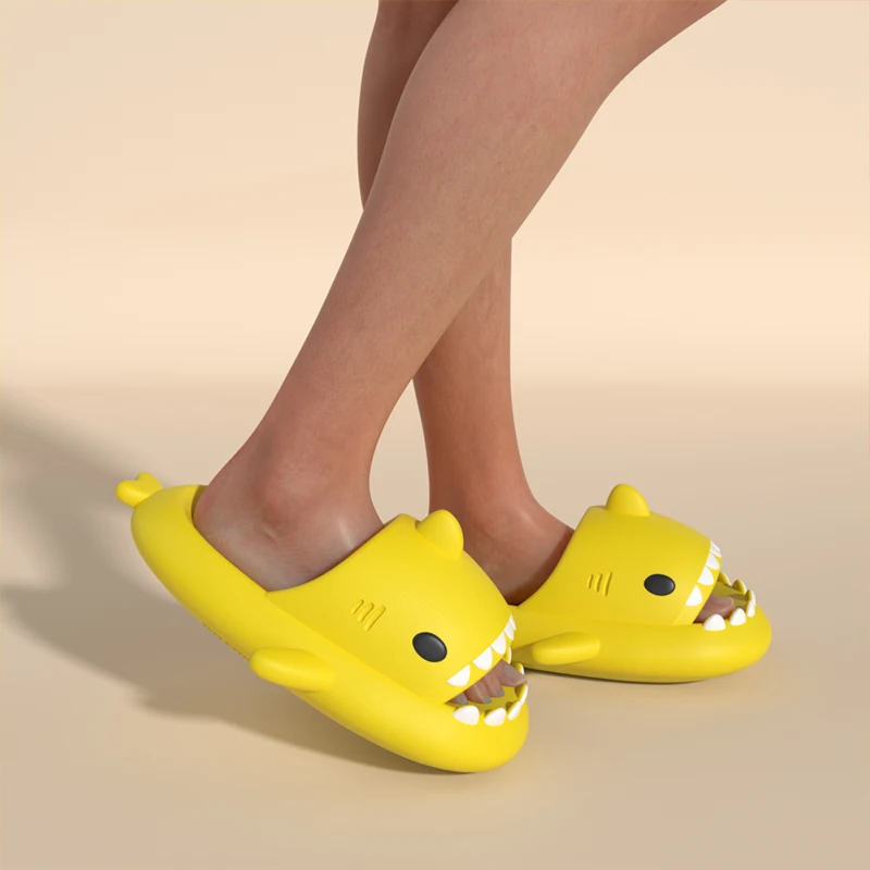 New Design Adult Shark Slippers Shark Slides Drop Shipping Products 2024 Cloud Shark Slides Shoes Original Design Supplier