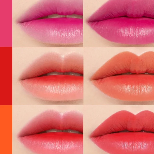 Dear Darling Water Tint Vivid Color Lip Stain, Moisturizing Weightless Non-sticky Finish Smudge-proof Lightweight Lip Tint