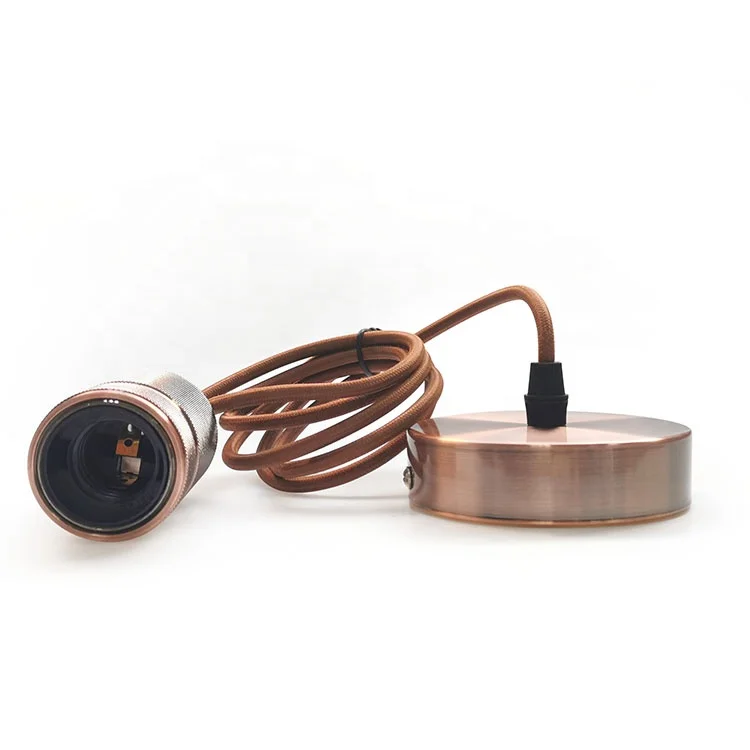 Vintage Brass Holder Socket Light Retro Edison Bulb Wall DIY Lamp Base E26 E27 Fittings Parts