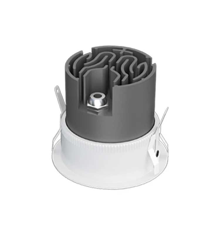 Best Service Wall Cleaning Light 12W LED Downlight Embedded Spotlight Circular Downlight Shell