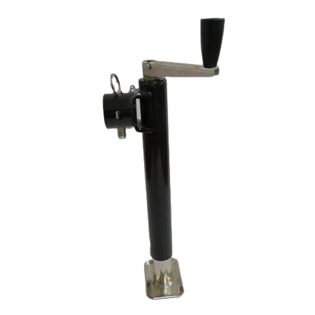 2000lbs Top wind trailer jack stand with tubular car support jack stand motorcycle jack stand
