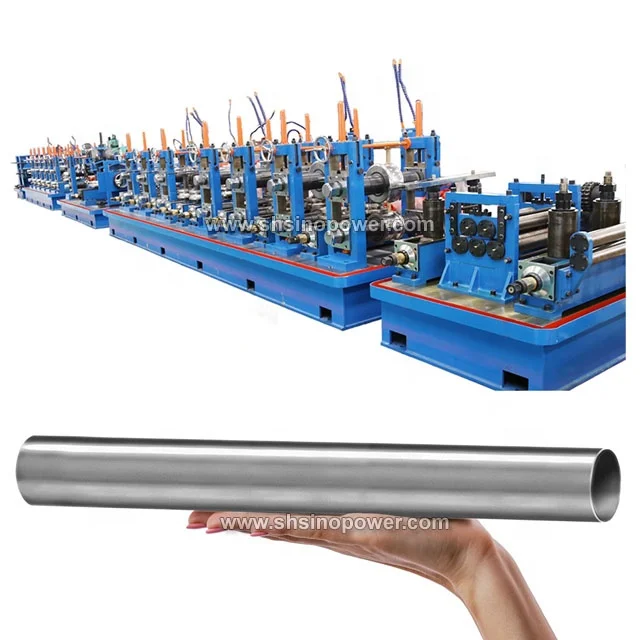 Technical Support Mild steel square pipe making machine SHS RHS hollow steel tube production line for sale
