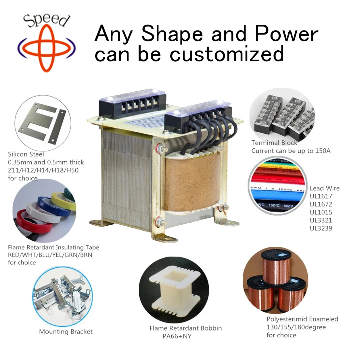 380v 220v ac 24v dc single-phase Machine tooling Control Transformer with cooper