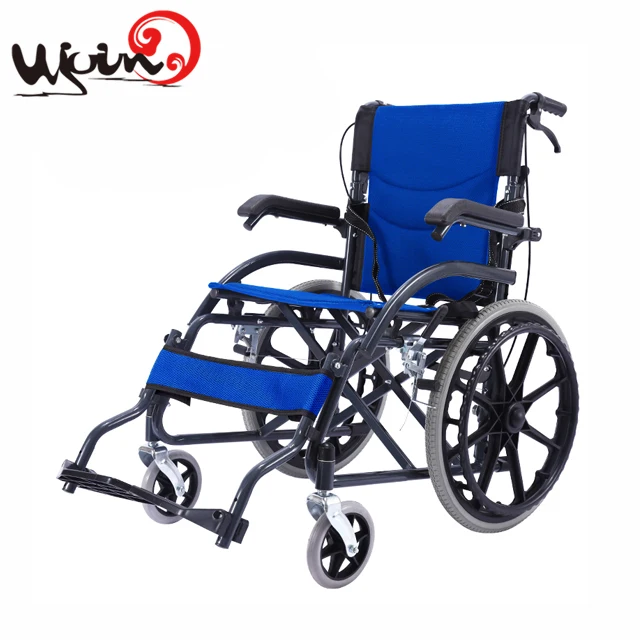 UJOIN 2022 new product cheaepest 20 inch wheel carbnon steel foldable lightweight detachable armrest wheelchair for sale