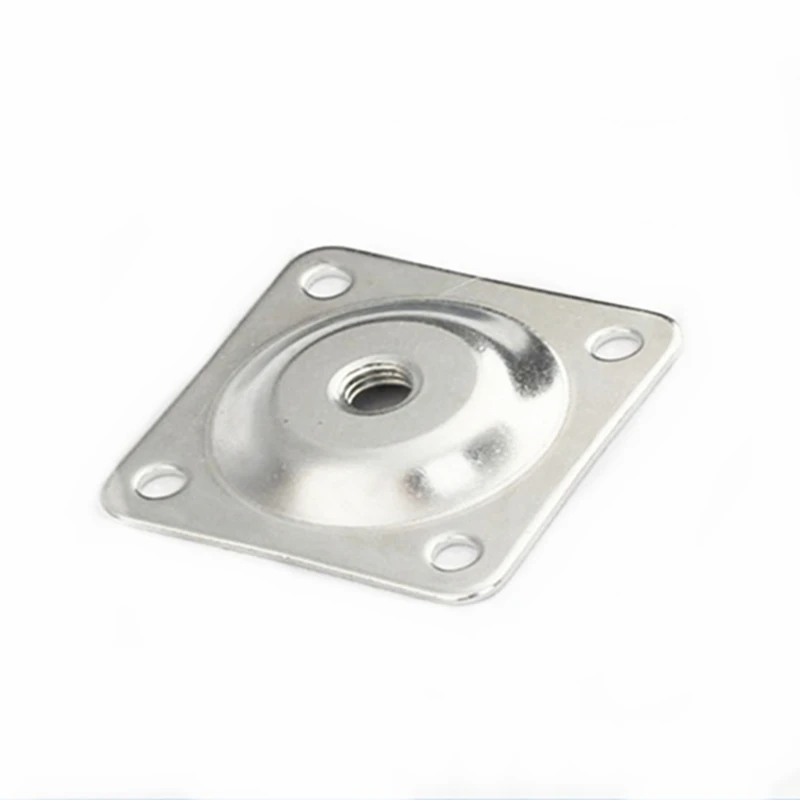 11 Degree Angled Leg Mounting Plates Furniture Leg Attachment Plates Industrial Strength T-Plate M8 Sofa Legs