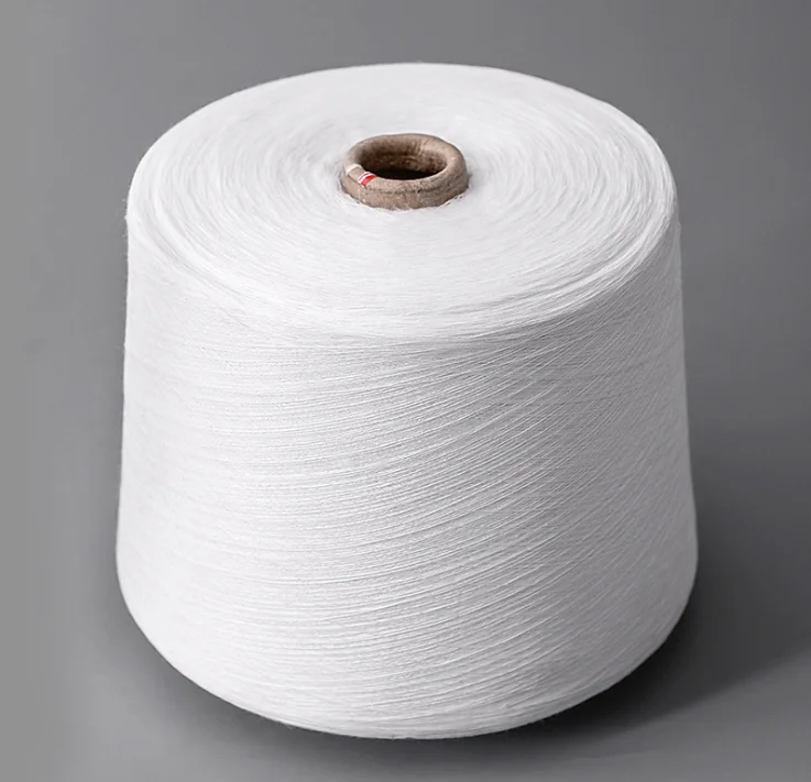 
White 100% cotton yarn for combed cotton spinning 