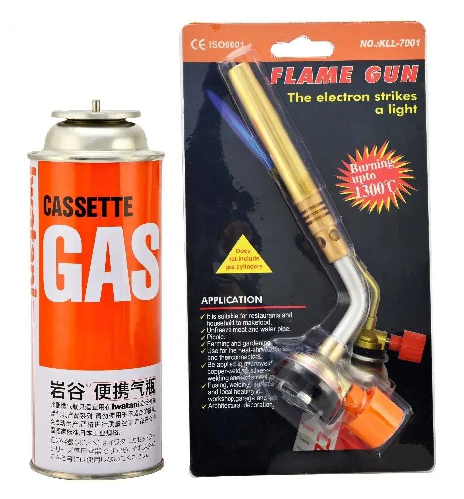 Alocs Air Condition Brass Tube Tools Gun Brazing Butane Gas Welding Torch
