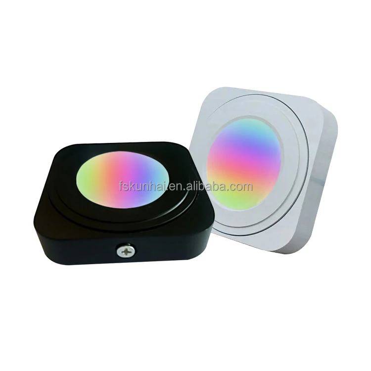 LED RGB colorful Remote control lamp downlight Surface mount lamp RGB Cabinet light KH-RGB-MY/MH