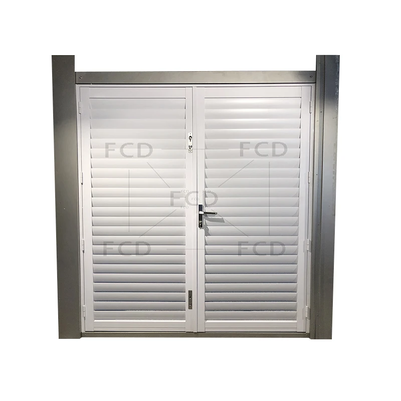 Aluminium Swing Casement Shutter Louver Persianas Doors And Windows