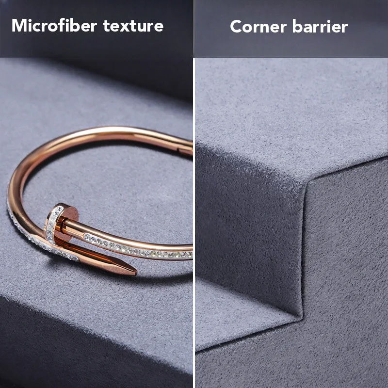 Custom Window Jewellery Display Holder Props Bracelet Ring Necklace Earring Jewelry Display Stand Set