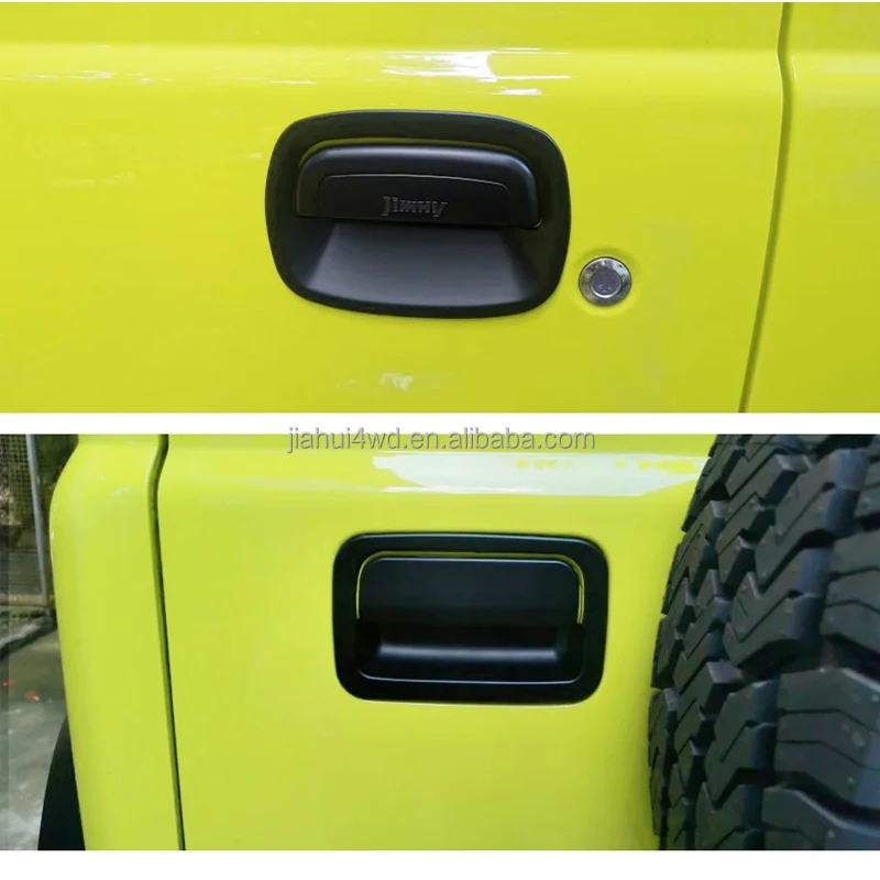 Матовые черные 5 дверей набор вставок для дверных ручек подходит Suzuki Jimny JB74 JB64 2018 2019 2020 2021 2022 4x4 аксессуары