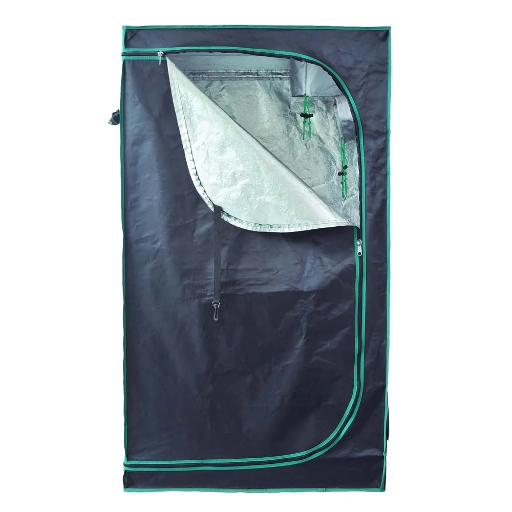 Hydroponics Greenhouse Box Durable 600D Mylar Fabric Hydroponics Grow Tent Indoor Growing Tent