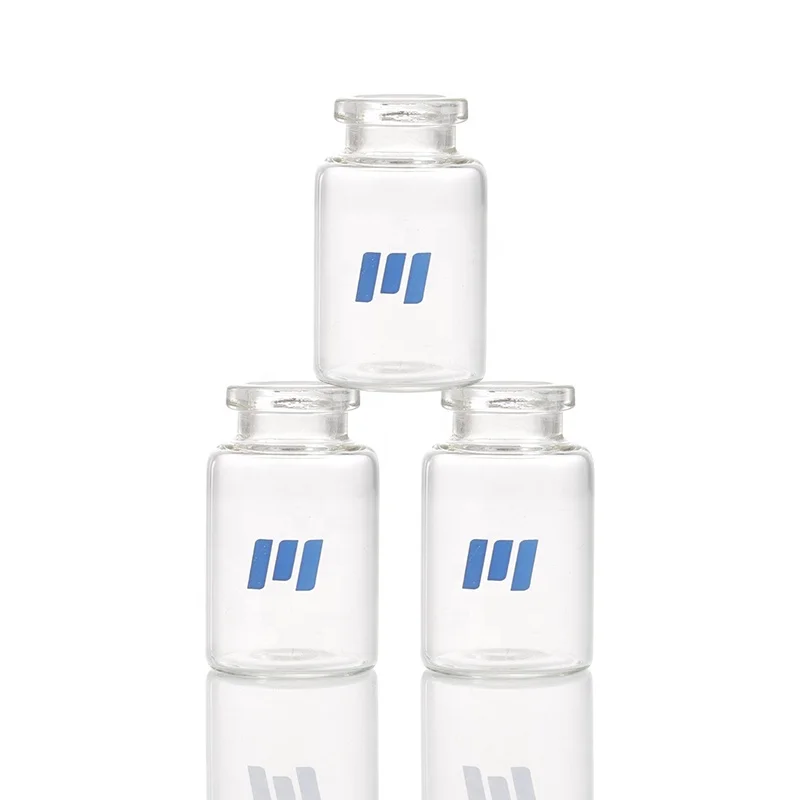 Different size available freeze dried injection vials screen logo printed 3ml 5ml 10ml pharmaceutical vial