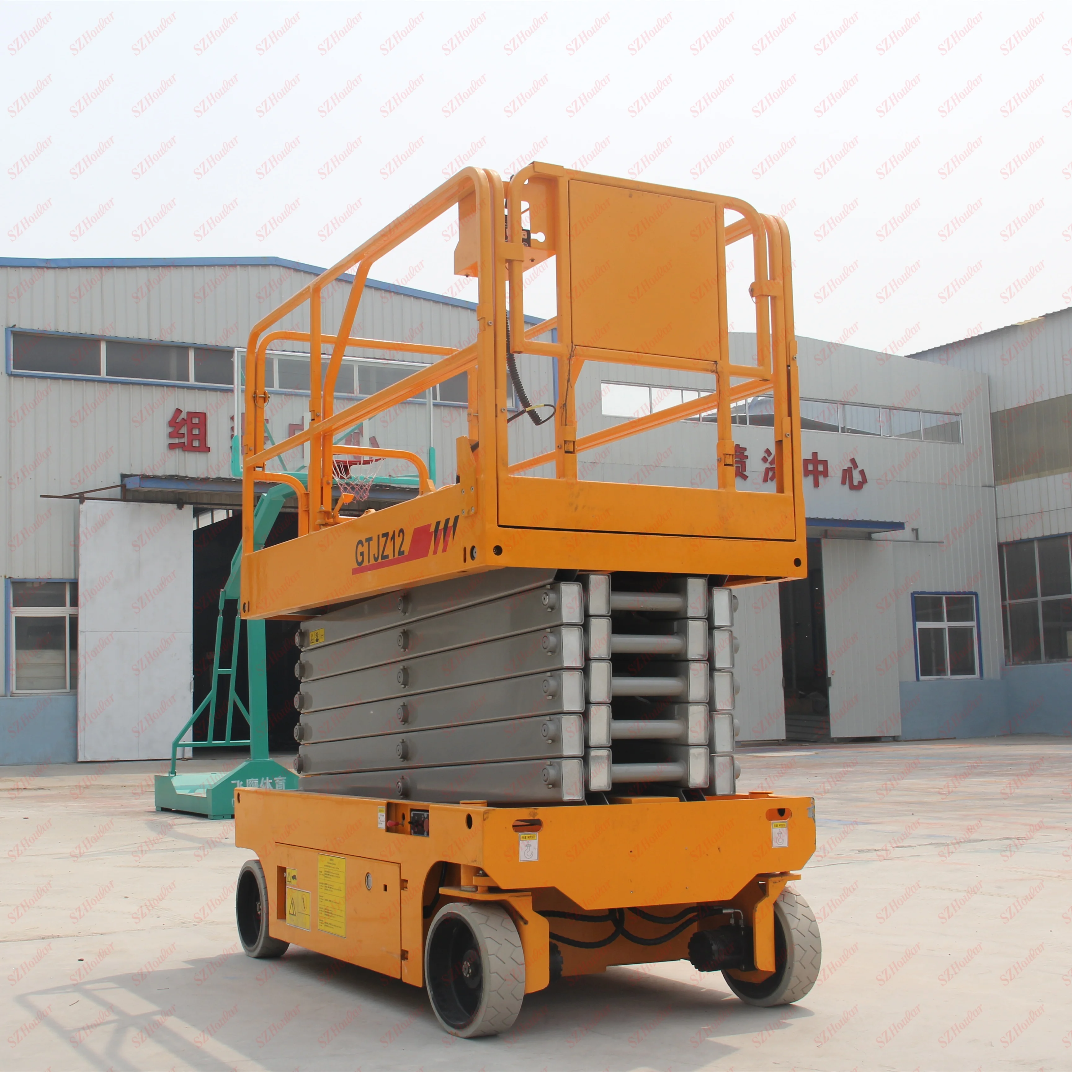 high quality self propelled hydraulic scissor lift self propelled man lift telescope lift platform manlift