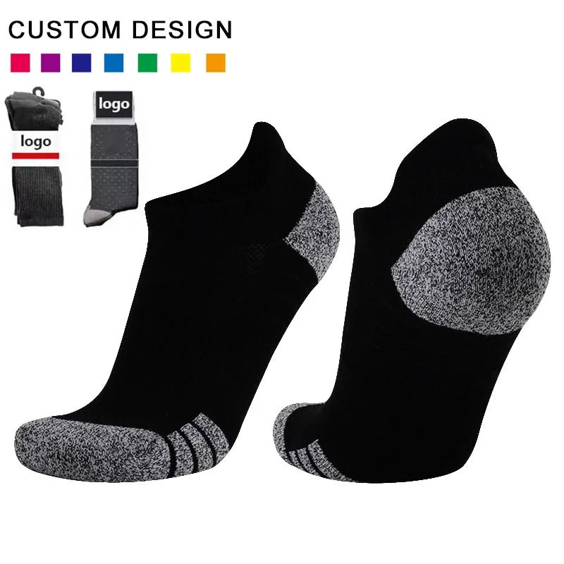Thick towel bottom custom running socks cotton compression compressed socks