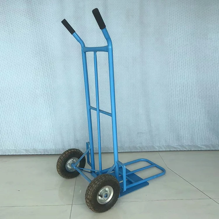 Wholesale Folding Warehouse Hand Trolley Truck Hand Trolley with 2 Wheel