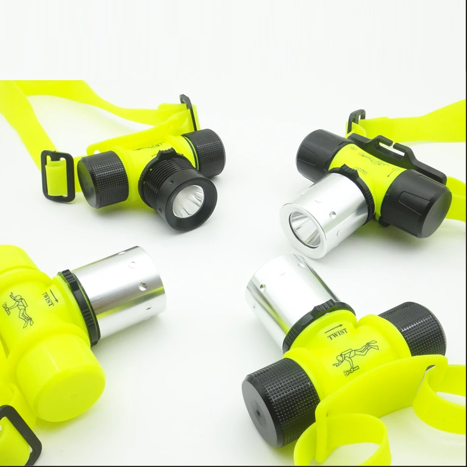 Diving Headlamp High Bright Portable Diving Headlight 18650 Headlight