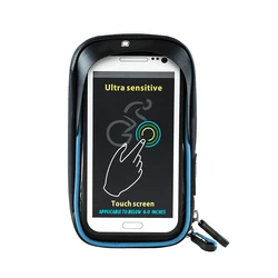 WHEEL UP Universal 6.5 Inch Waterproof Bicycle Handlebar Phone Holder Mobile Phone Bag Holder For Bike