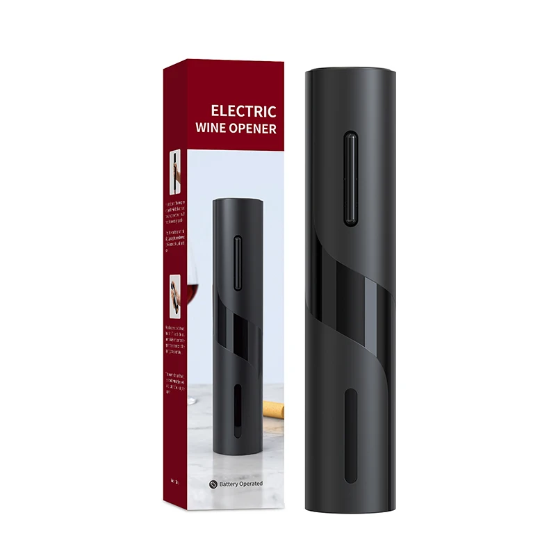 New Arrival Auto Battery Operation Kitchen Supplies Electric Red Wine Accessories Corkscrew Bottles Opener Gift