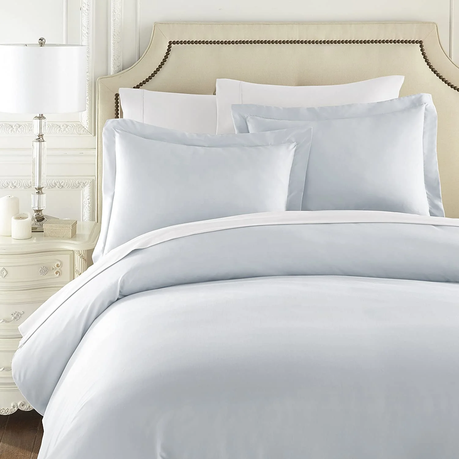 Hotel Luxury 3pc Duvet Cover Set-1500 Thread Count Egyptian Quality Ultra Silky Soft Top Quality Premium Bedding Collection