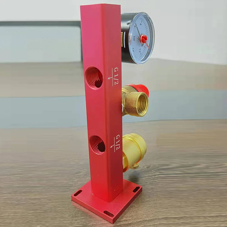 Pressure Regulator Valve Lead-free brass Water RV Pressure Reducer Regulator valve with oil filled Pressure Reducer