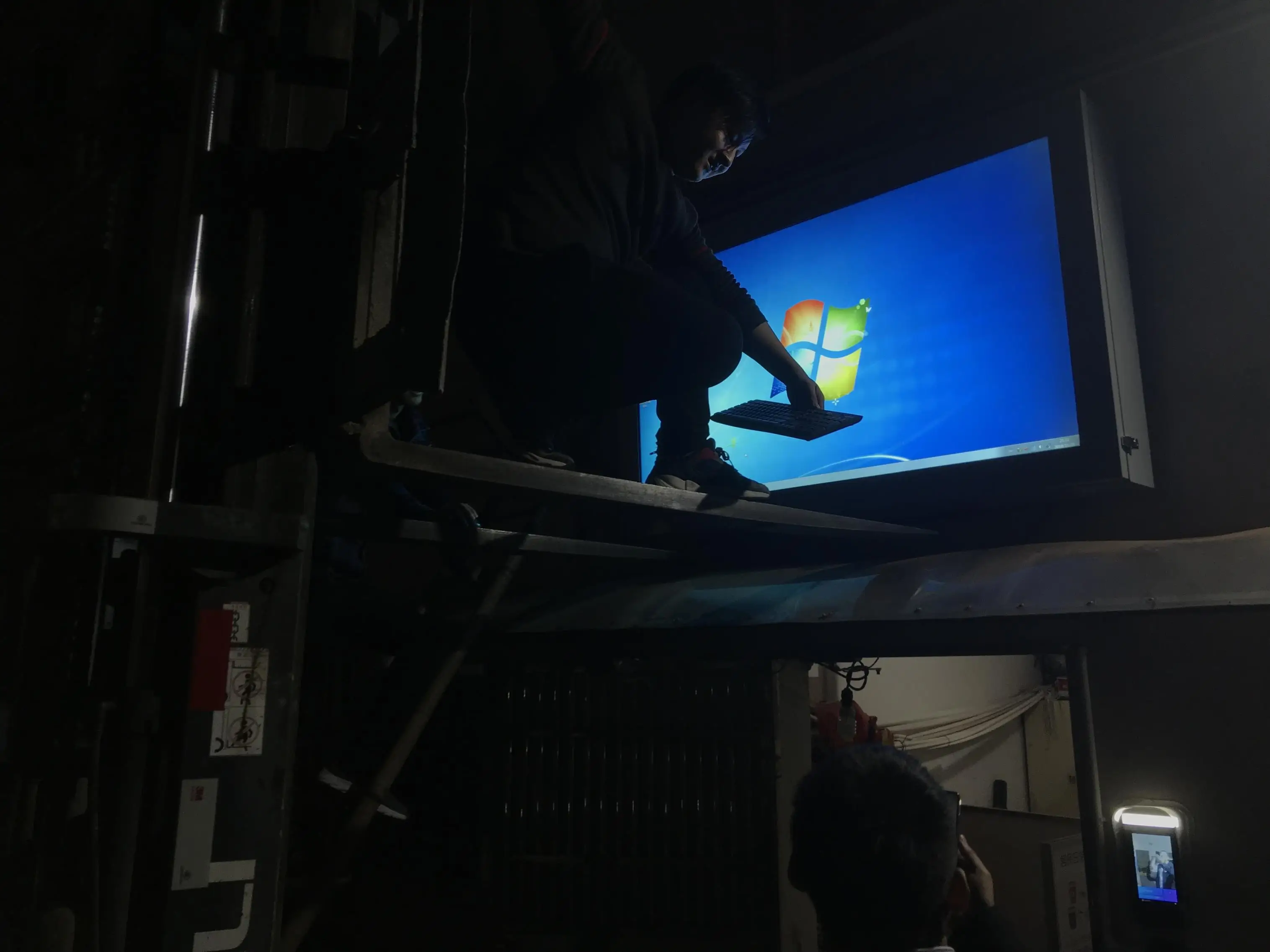 
outdoor touch screen LCD monitor LED video wall high brightness advertising display 