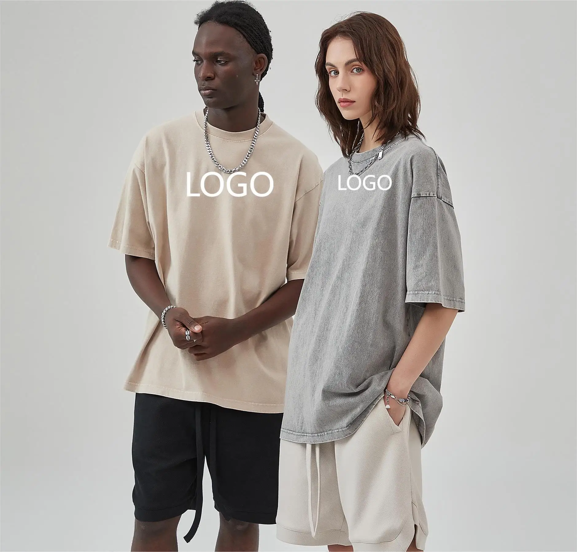 Custom 100% Cotton High Quality Batik Acid Wash Men T shirt 250 G Short sleeves Men Over Size Shirt Men Women  Unisex Print Top