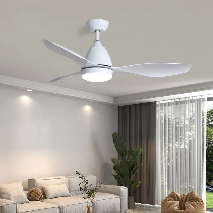 ESC LIGHTING chandelier fan ceiling fan light dc inverter 48 inch 5 speed ceiling fan for restaurant