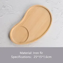 Sustainable Small Cookie Bread Tray Wooden Chip And Dip Serving Platter