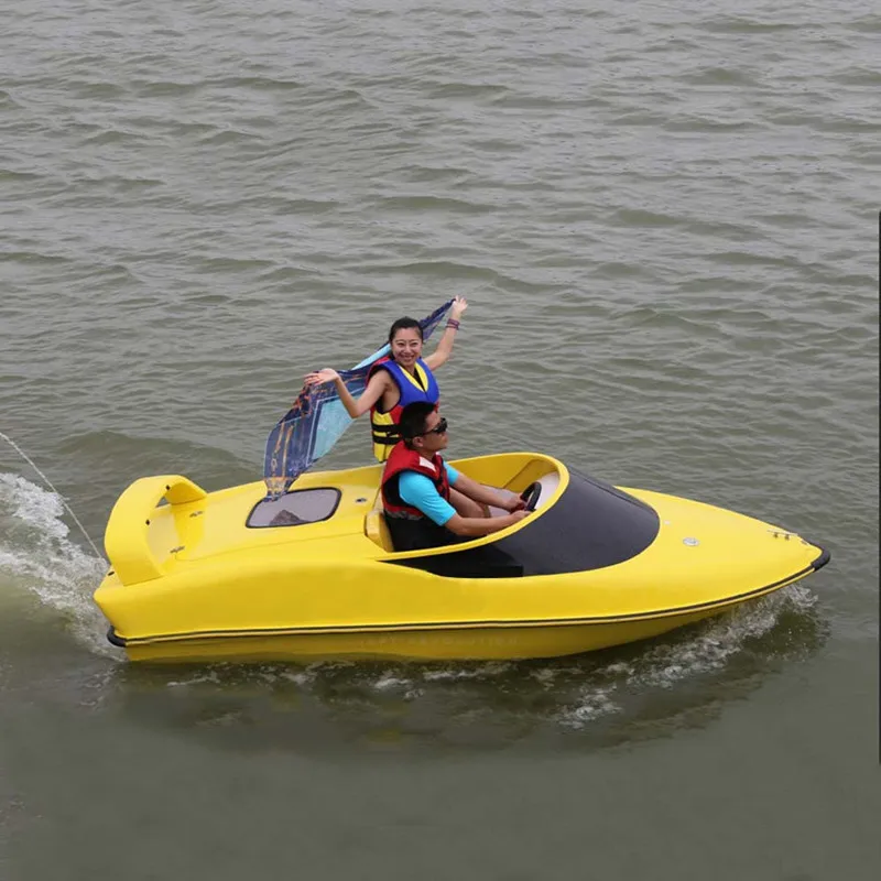 1400cc Jet Ski Стекловолоконная яхта Роскошная моторная лодка на 2 человек