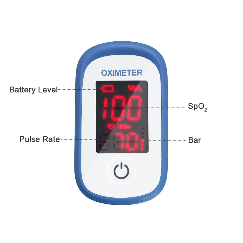 Narigmed FRO-102  portable spo2 rechargeable pulse finger oximeter heart rate monitor pediatric oximeters adult children