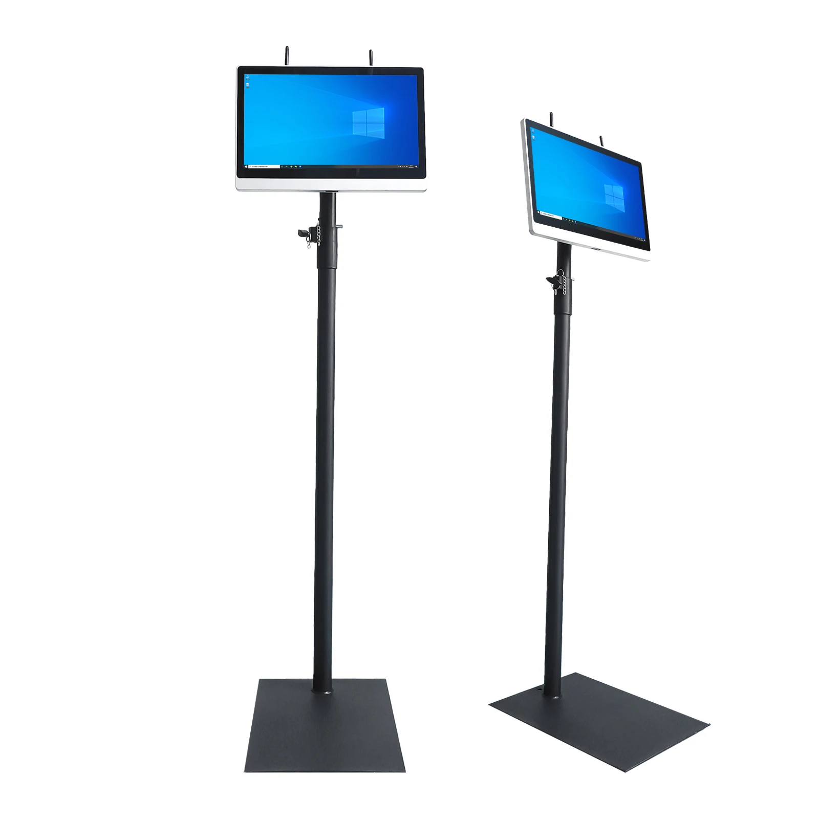 XT802F XTIOT Price Checker Standalone Tablet Kiosk 15.6-inch Touch Screen Kiosk Computers QR Code KIOSK with Barcode Scanner