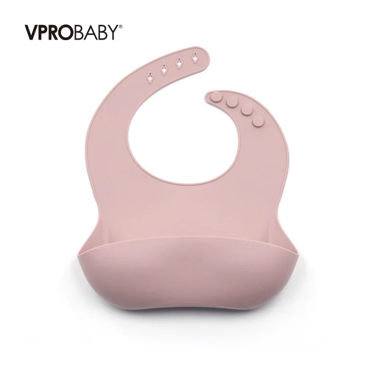 Silicone Baby Bibs Colourful Plate Set Baby Bibs Silicone BPA free Waterproof baby bibs silicone for Newborn