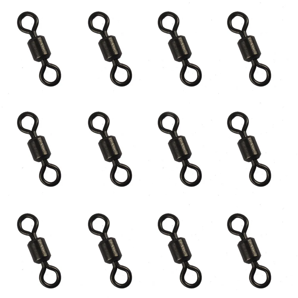 TOPIND Carp Fishing Tackle Long Body Rolling Swivel