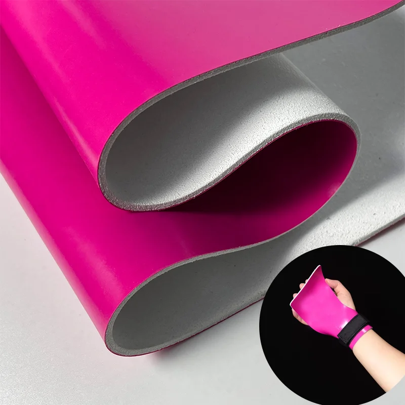 2.0mm 3.0mm Non slip Rubber Silicone Microfiber Leather For Hand Grips