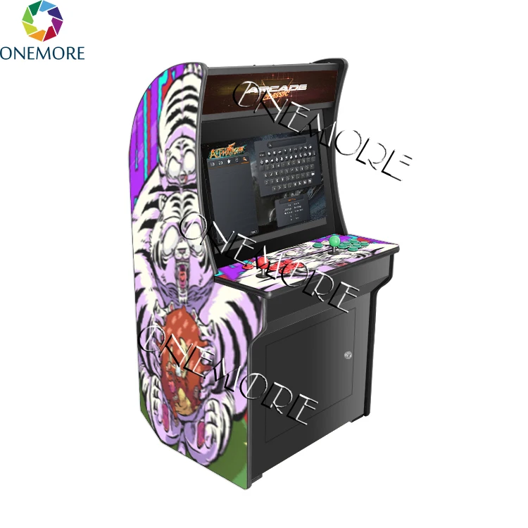 Mini Upright Arcade Game Machine, Retro Arcade Jamma Game Machine, Stand Up Full Size Arcade Cabinet with 10000+ Games