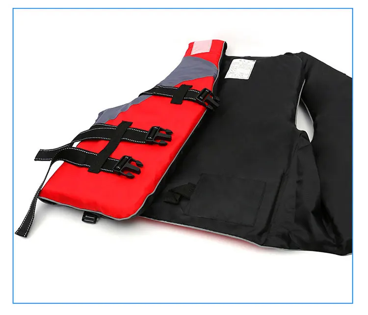Customized High Quality  Water parks Products Marine Life Jacket PVC Foam Red  Float Suit  safety life vest