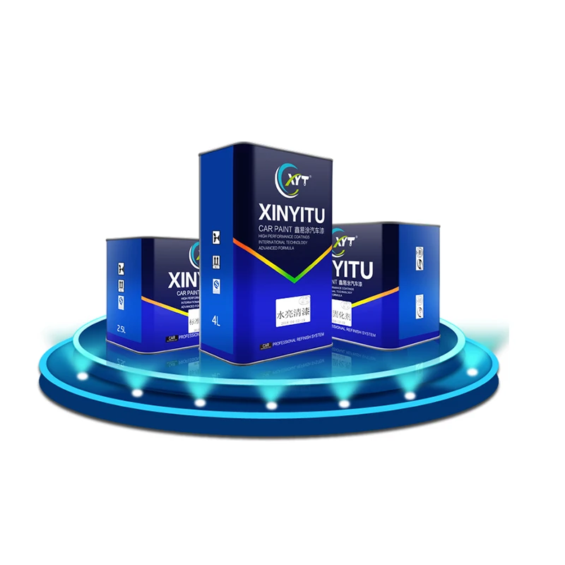 
high thick film smooth mirror effect car paint hardener automotive varnish 