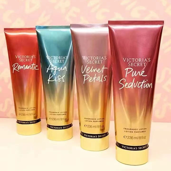 Wholesale High Quality Velvet Petal Coconut Milk Victoria Romantic Moisturizing Whitening Glitter Perfume Body Lotion