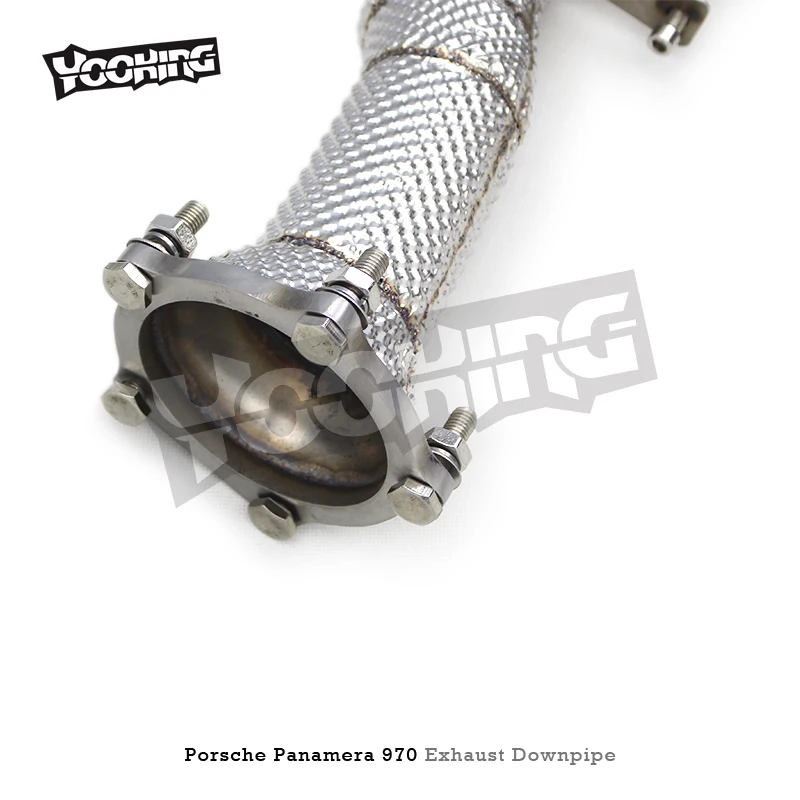 Тюнинг водосточных труб для Porsche Panamera 970 3 6 4 8 2009-2016 выхлопной системы 304 трубы из нержавеющей стали