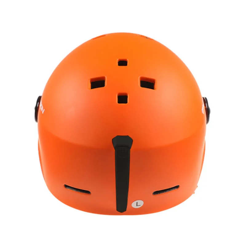 Custom Logo CE ski Helmet new style ski Helmet with windproof goggles new design CPSC snow Helmet with goggles wholesale custom