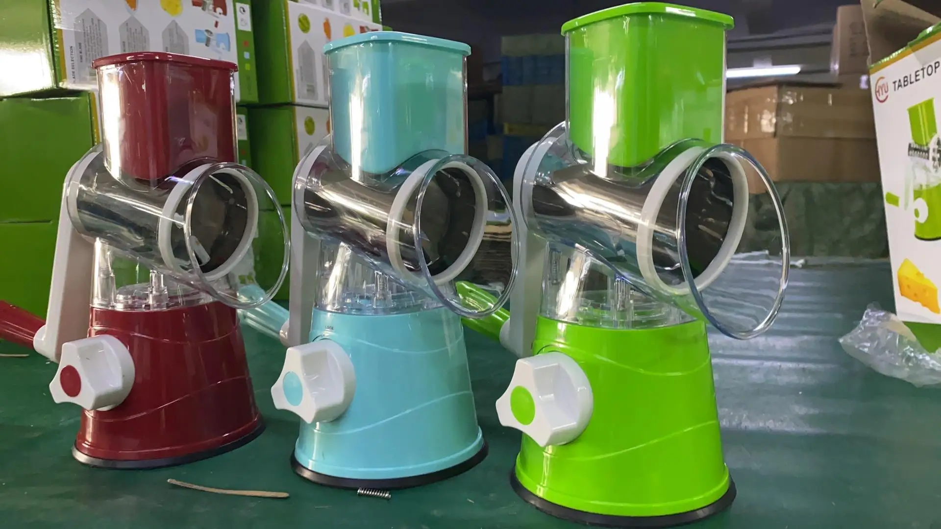 Оптовая продажа Нержавеющая Сталь Многофункциональная ручная slicer измельчитель овощей резак