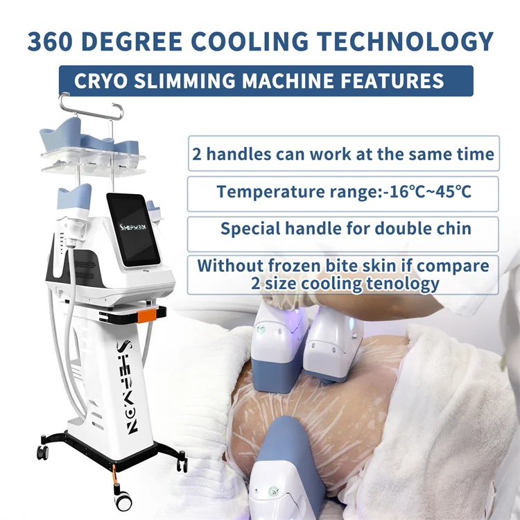 S10 criolipolisis portatil slimming machine cryotherapy criolipolisis machine with two handles