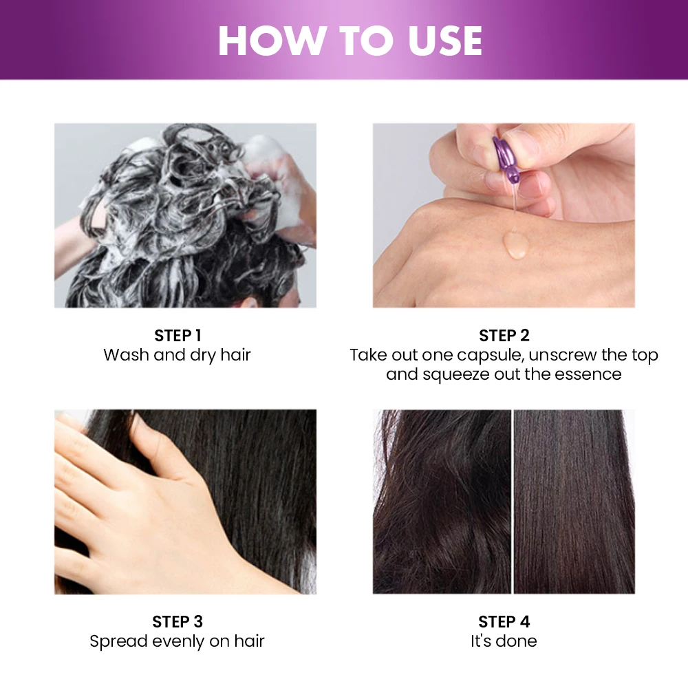 Private Label Natural Professional Salon Hair Care Treatment Growth Oil Smooth Nourishing Hair Serum Vitamin Capsules Wholesale