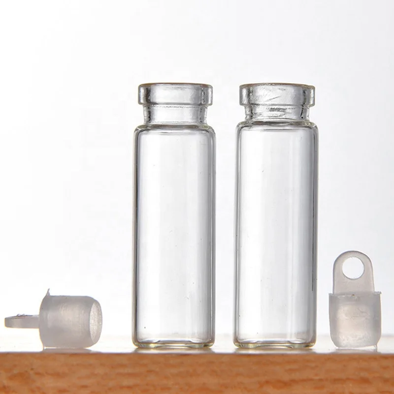 New Fashion Mini Glass Bottle with Cork 2ml Drifting Bottle Thin wall Clear Empty Glass Tube
