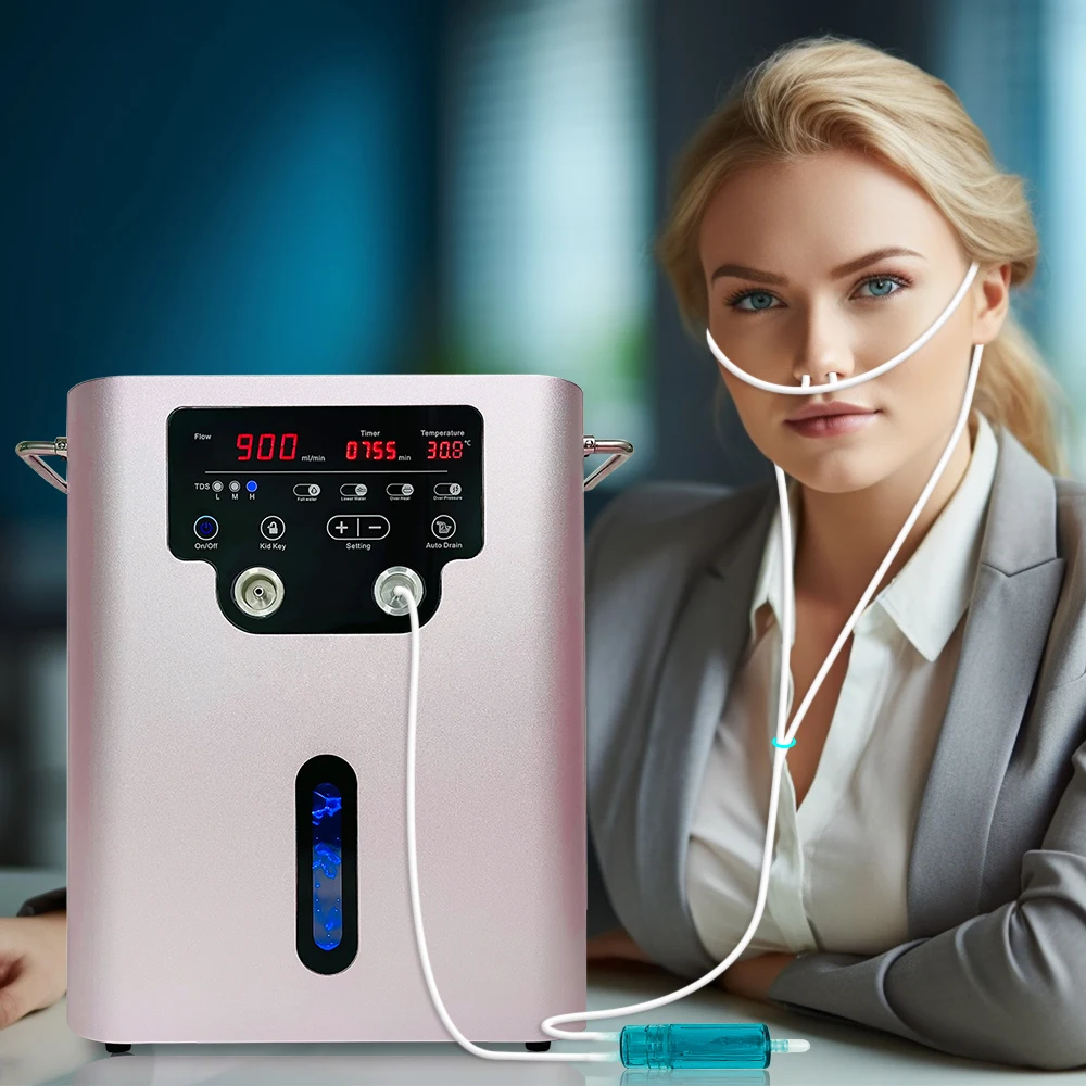 Suyzeko hydrogen generator inhaler Iridium SPE PEM 900ML 1500ML 3000ML hydrogen inhalation machine