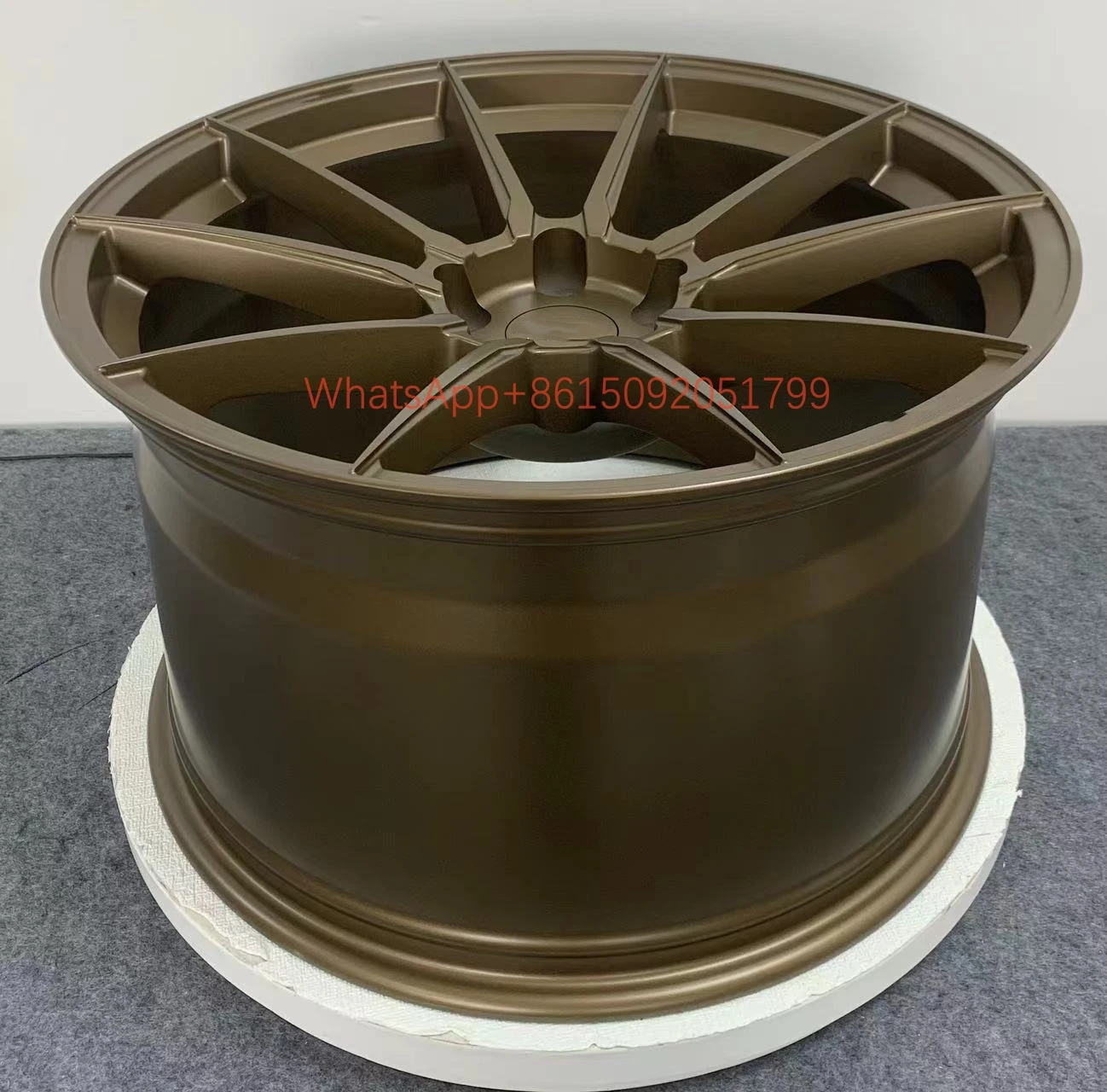 matter bronze  Monoblock Passenger car wheels aluminum alloy 5x120  wheel  for Corvette C8 Stingray Z06 C7 ZR1 C6 C5 rims