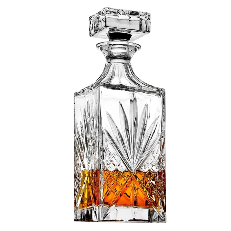 Promotional whiskey decanter gift set whiskey decanter and glass set for sale